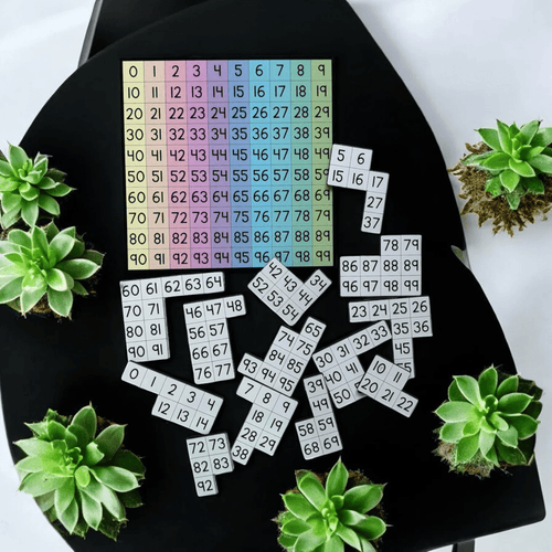 1-100 Puzzle Count, Learn & Play