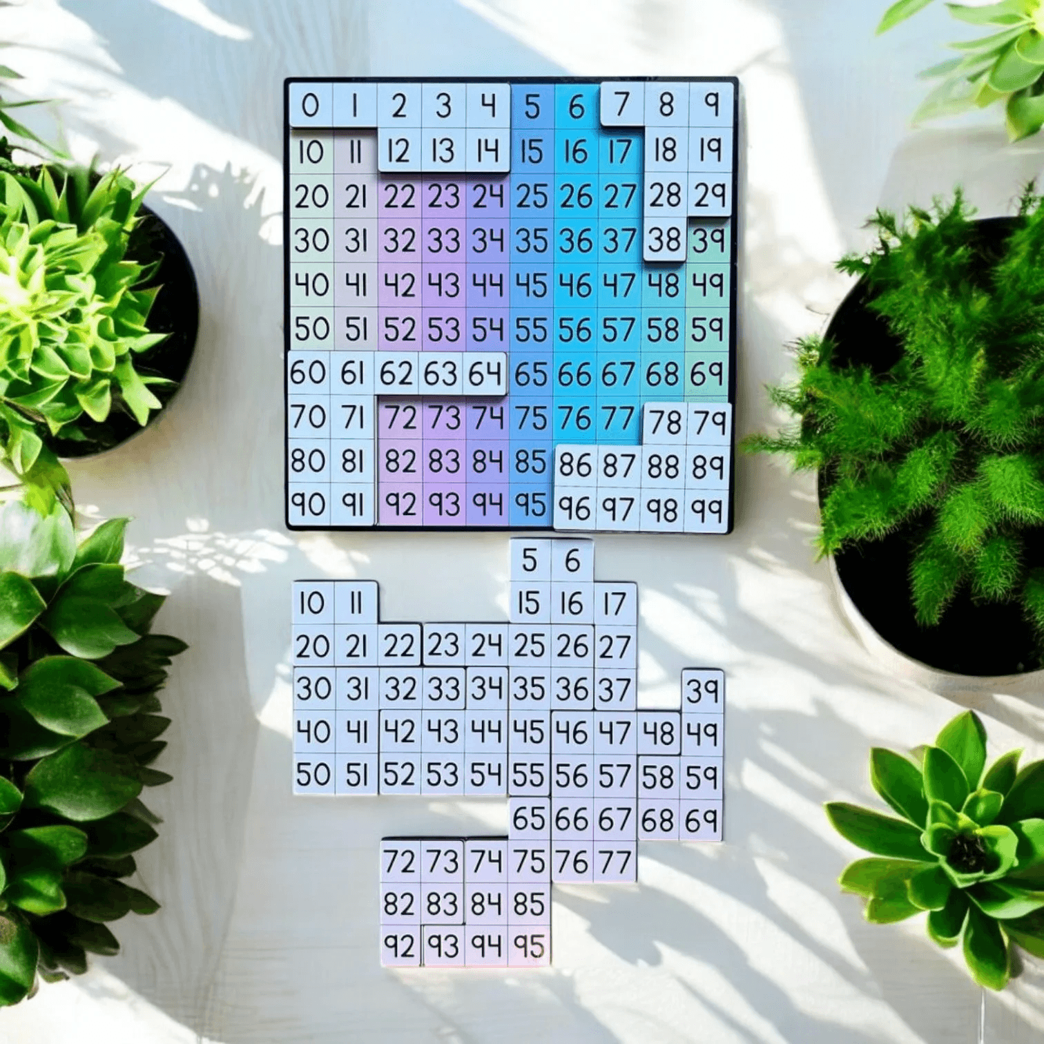 1-100 Puzzle Count, Learn & Play