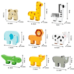 Wooden Animal Blocks for Coordination, Focus, and Creative Play