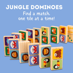 Wooden Logic Domino Learning Set