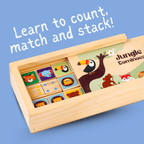 Wooden Logic Domino Learning Set