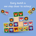 Wooden Logic Domino Learning Set
