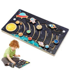 Wooden Solar System Busy Board