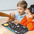 Wooden Solar System Busy Board